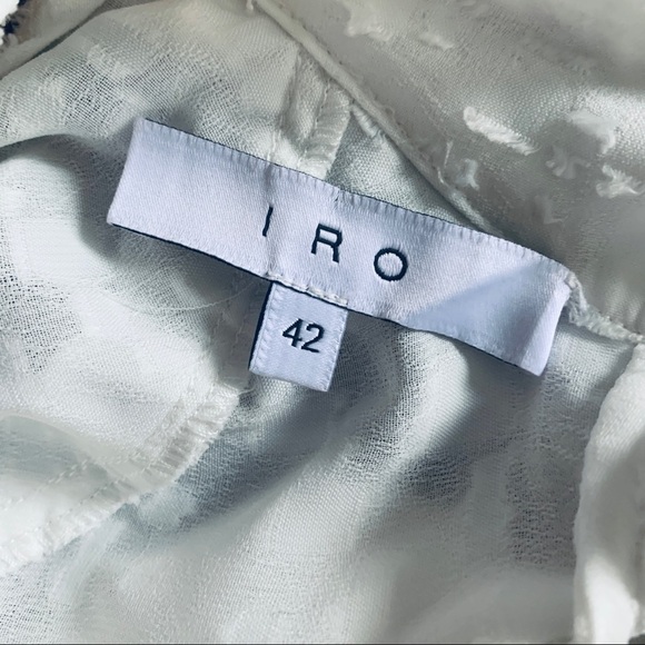 IRO Mijo Textured Tunic Dress Silk 10 M - Picture 7 of 9